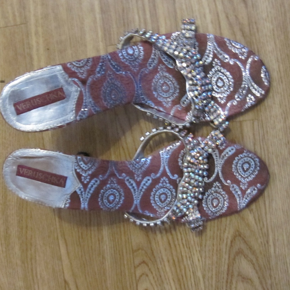 Veruschka mule jewel sandals size 7